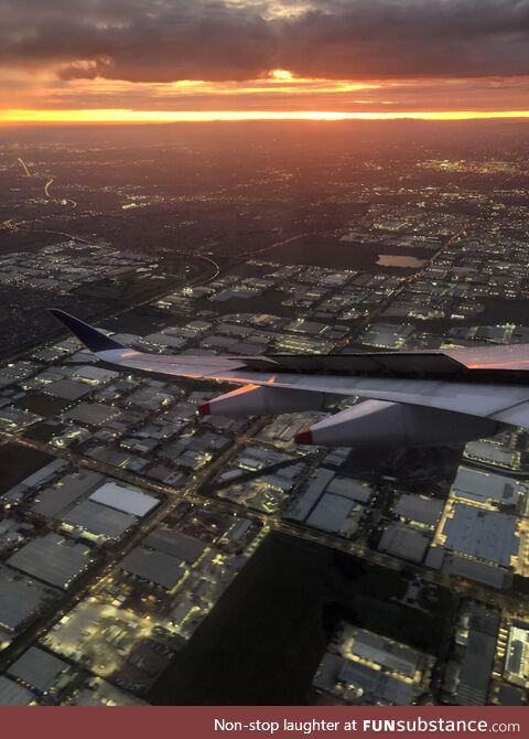 Took a pic on my flight to Australia