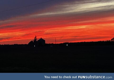 A sunset I captured a few nights ago