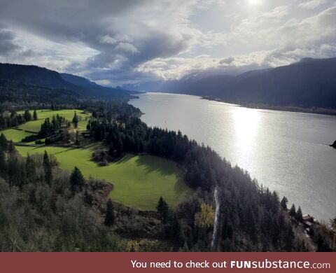 Stunning view a few miles east of Camas, WA