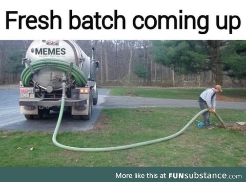 You're welcome for my service