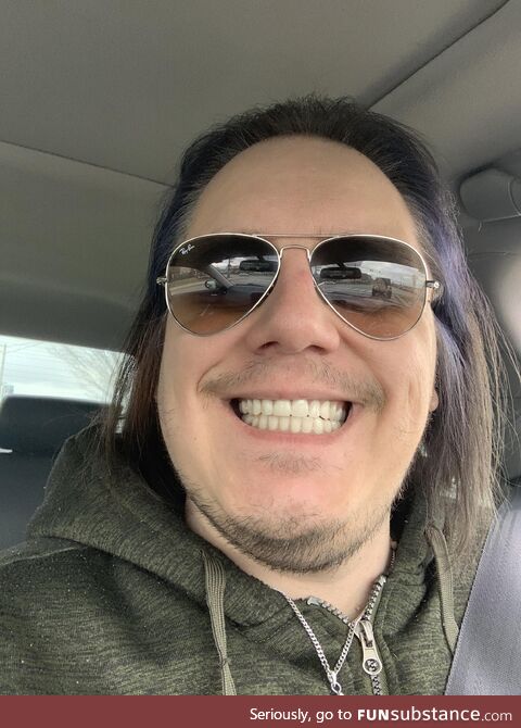 Got new teeth 2 days ago and while talking sucks I’m so happy I can smile again