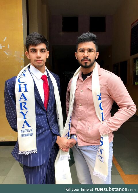 Me and my friend on our graduation day :)