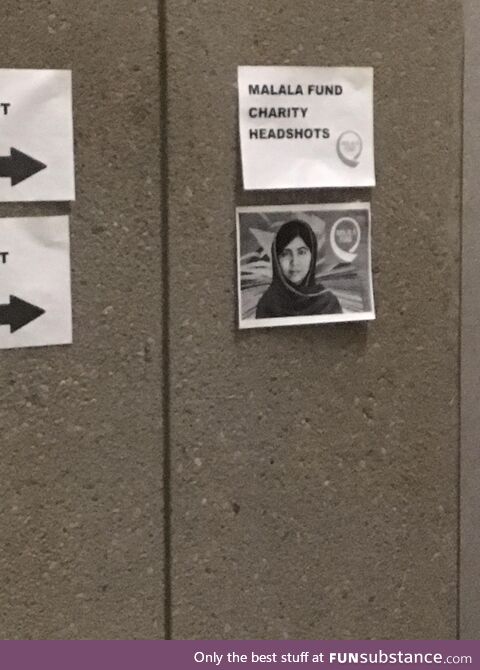 I was doing model UN and someone thought this was a good fundraising idea…