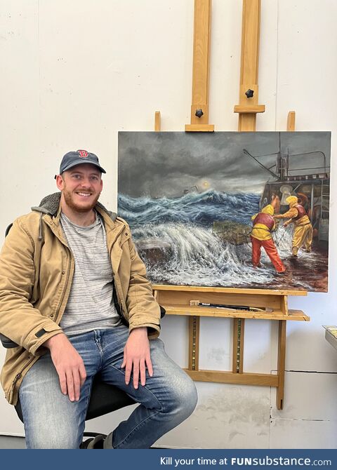 Moved into my new studio and finally started painting again!