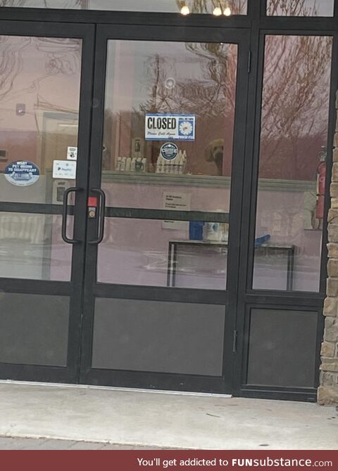 Pulled in to the groomer to see this. I think he’s ready to go home