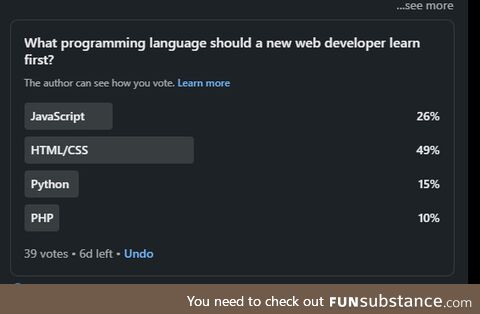 Today, my company posted this on LinkedIn