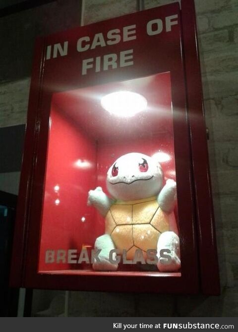 Me, on fire, looking at this: Haha good one
