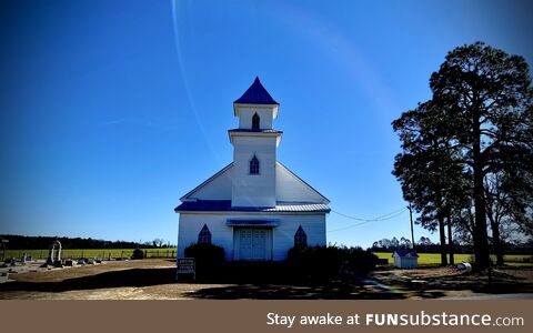 Old church in rural Georgia