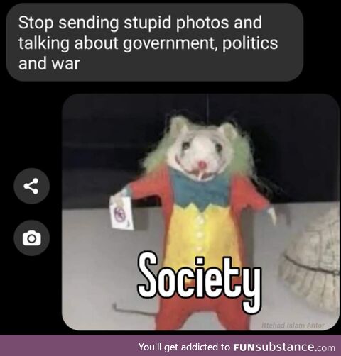 We live in a