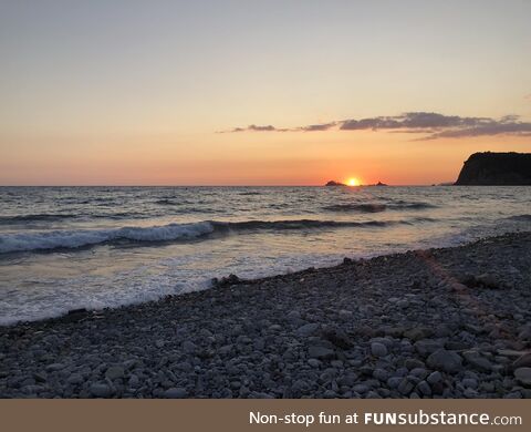 Sunset on a Croatian beach :)