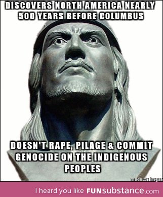 Good guy Leif Ericson