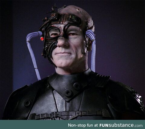 You'd think for a supposedly advanced society, the Borg would have better cable