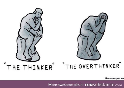 Two little difference between thinking