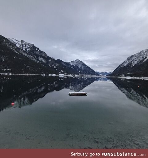 Clear mountain lake in Austria