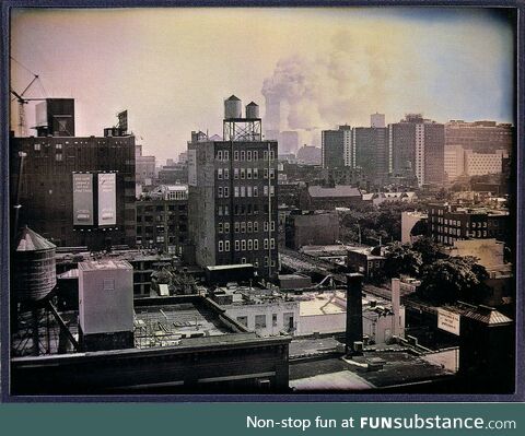 Daguerreotype of New York on 9/11, taken by Jerry Spagnoli