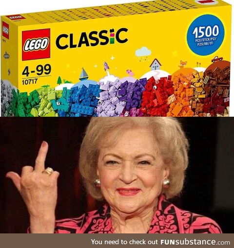 I guess Lego is to blame.