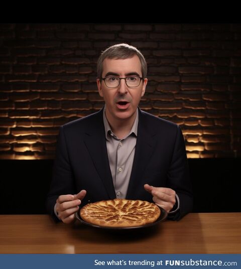 John Oliver and the new Apple Tart