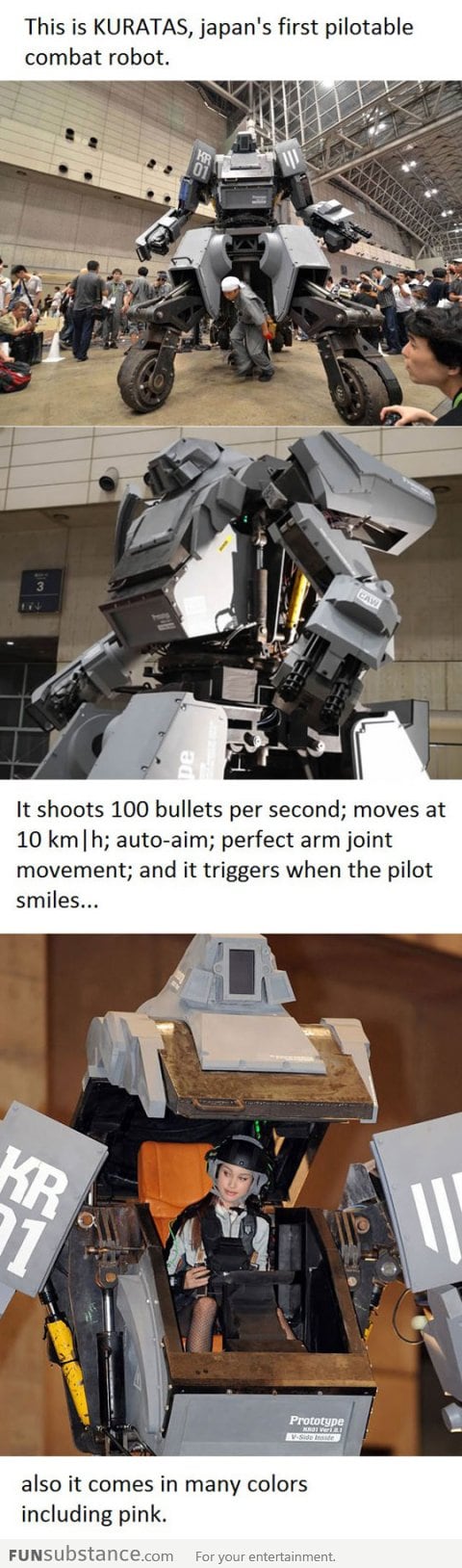 Japan's first combat robot