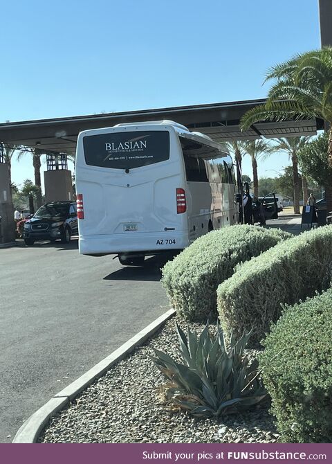 Does that mean this bus is black and… never mind. Can’t be!!