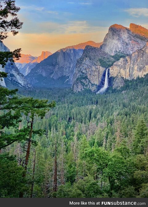 [OC] A view through time. Tunnel view- Yosemite national park, California