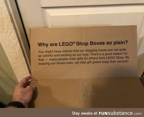 Shout out to LEGO for being two steps ahead