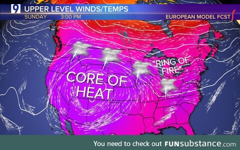 Weather's hot takes on the weekend