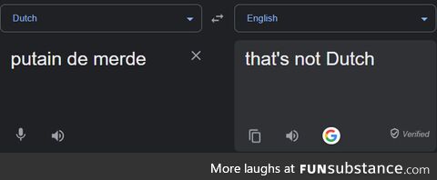That's not Dutch