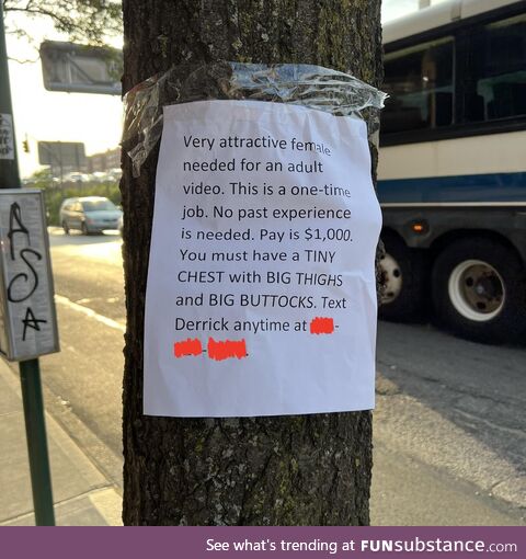 Derrick’s really gonna regret this whether it’s his sign or a prank