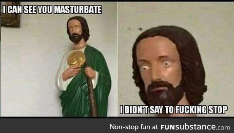Jesus sees everything ????