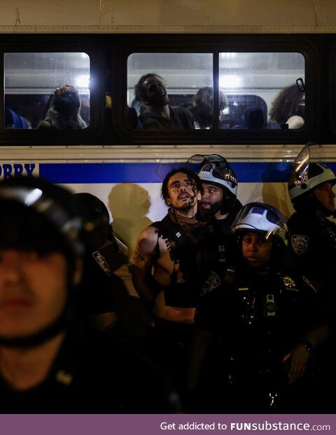NYPD arrests credentialed press photog Josh Pacheco (May 8 2024)