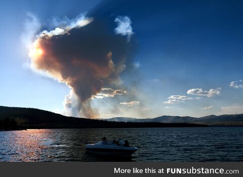Current wildfire in Elmo, MT (OC)