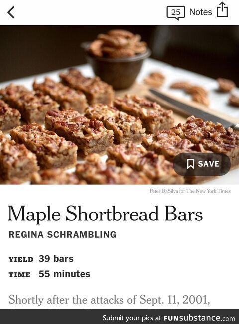 Stories on recipes are out of hand