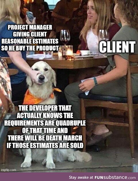 The client would never pay that much, we have to be reasonable