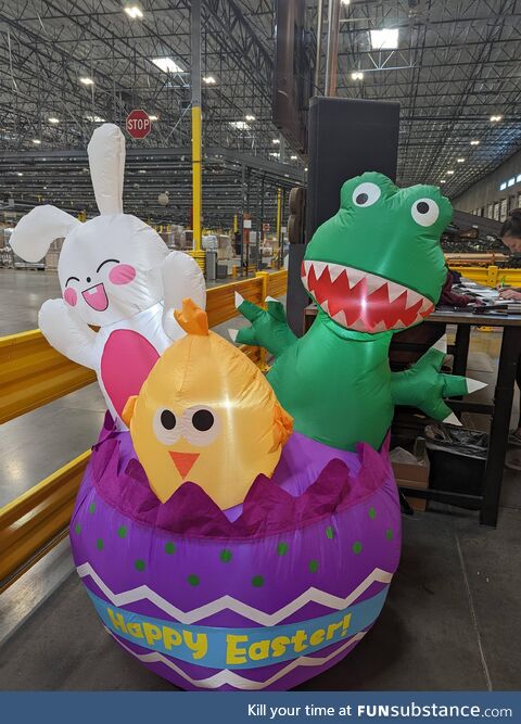 Ah yes, the almost forgotten Easter lizard, dinosaur, dragon?
