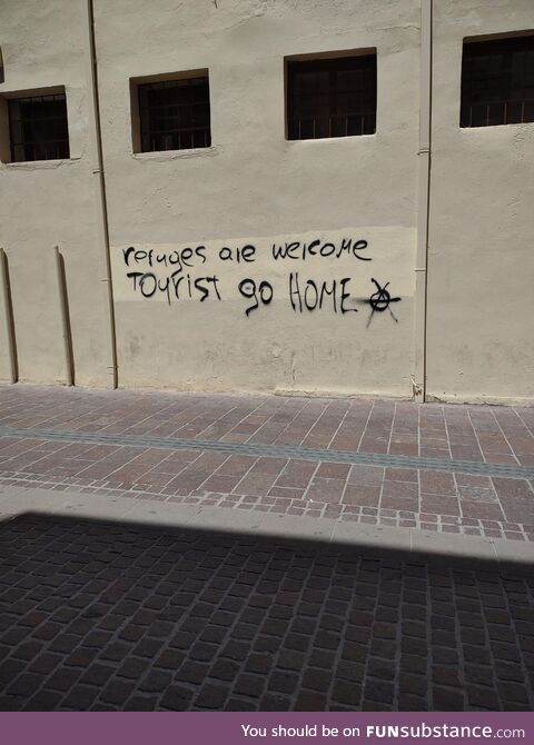 Graffiti in Chania, Greece