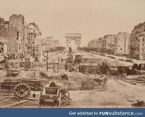The Champs-Élysées in 1871