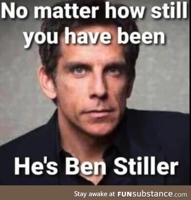 A still Ben is still a Stiller
