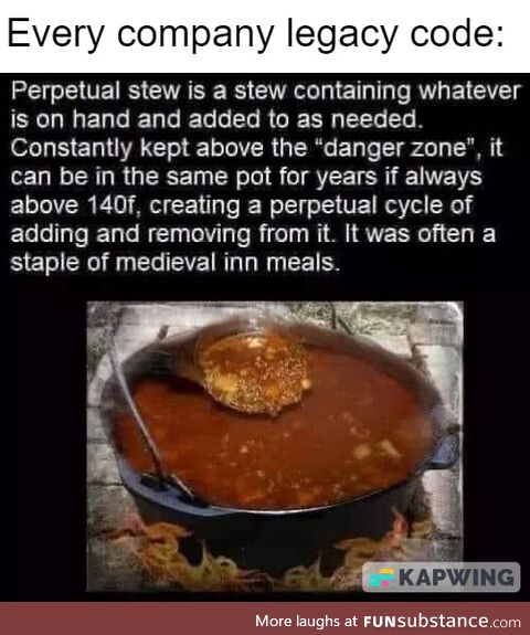 The bugs add a terrible flavour