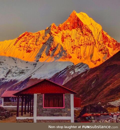 Sunset view's from... Nepal