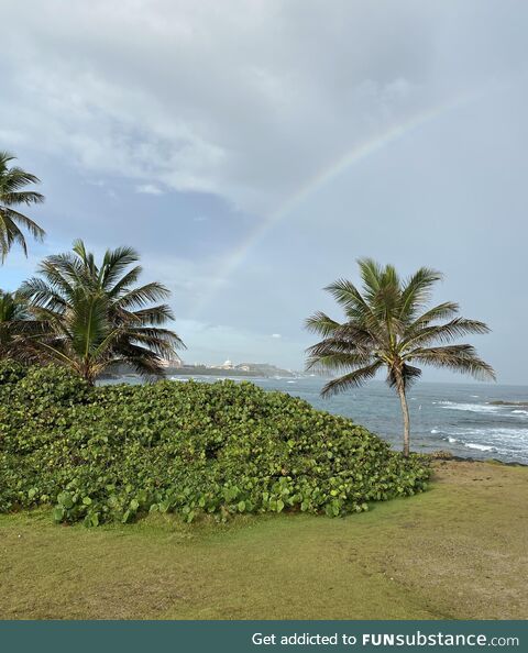 Rainbow over San Juan Puerto Rico