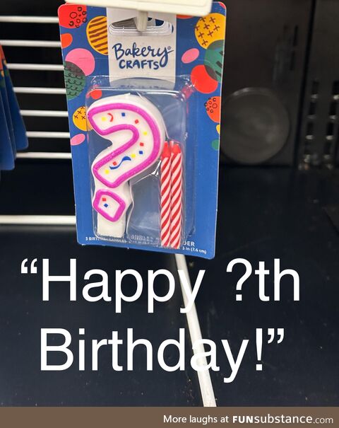 Interesting candle.