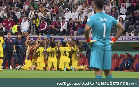 After Ecuador scored their 2nd goal