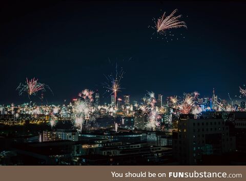 New Years Eve in Frankfurt, Germany