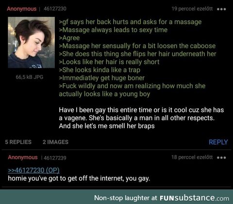 Anon is gay