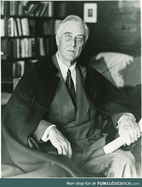 One of the last photos taken of FDR