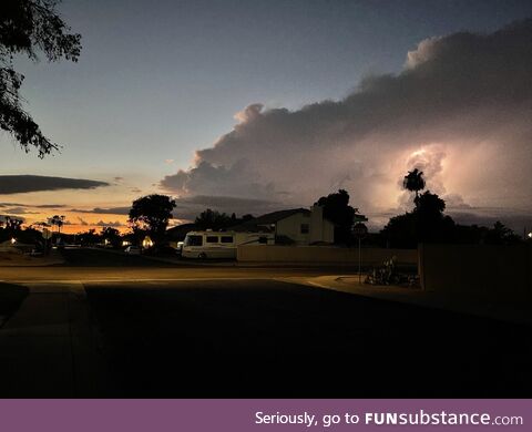 [oc] arizona monsoon season can be beautiful!