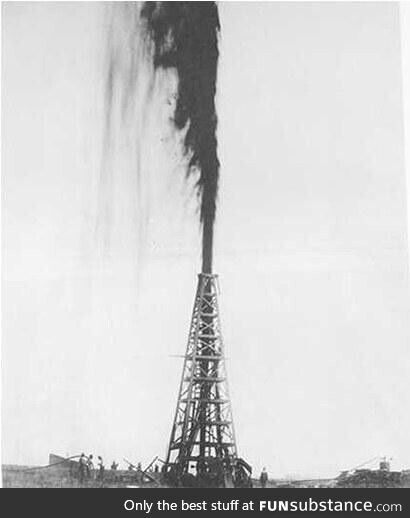 January 10, 1901, “Lucas Gusher” Was the First U.S. Well To Produce 100,000 Barrels