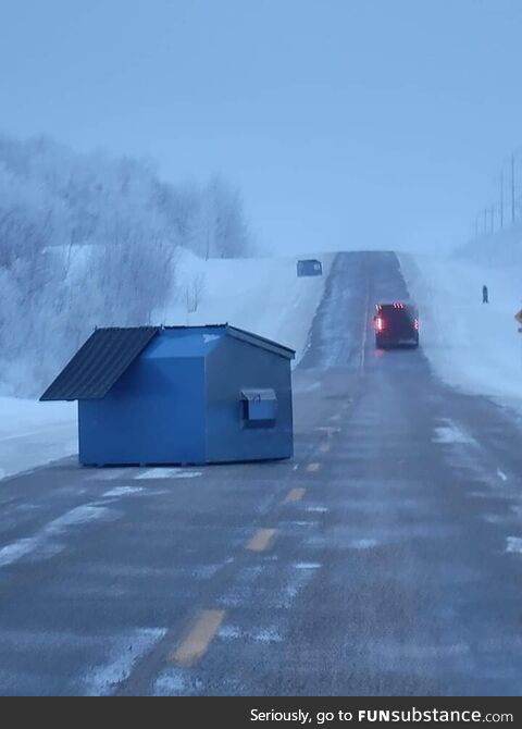 Saw this blue Ford on the highway