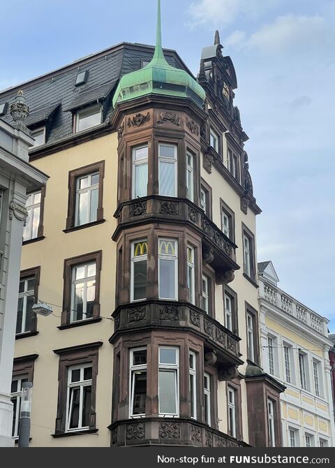 McDonalds looks out of place in this historic building in Trier, Germany (OC)