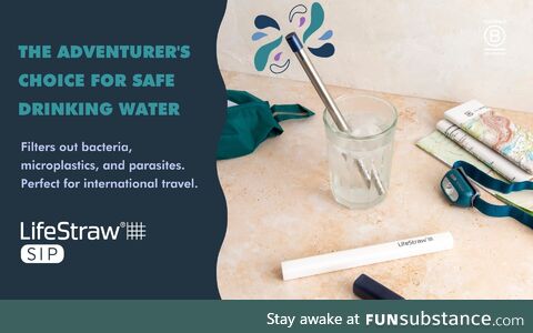 From the brand behind the internet's favorite water filter, LifeStraw Sip is a